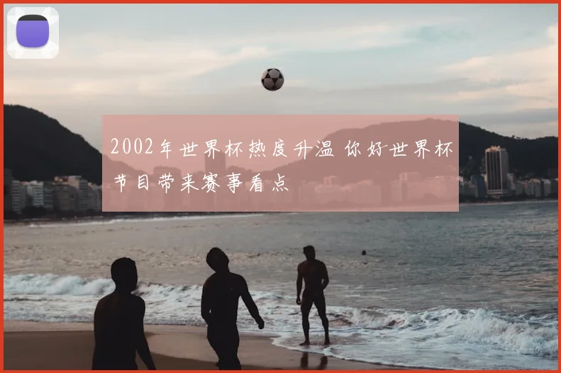 2002年世界杯热度升温 你好世界杯节目带来赛事看点